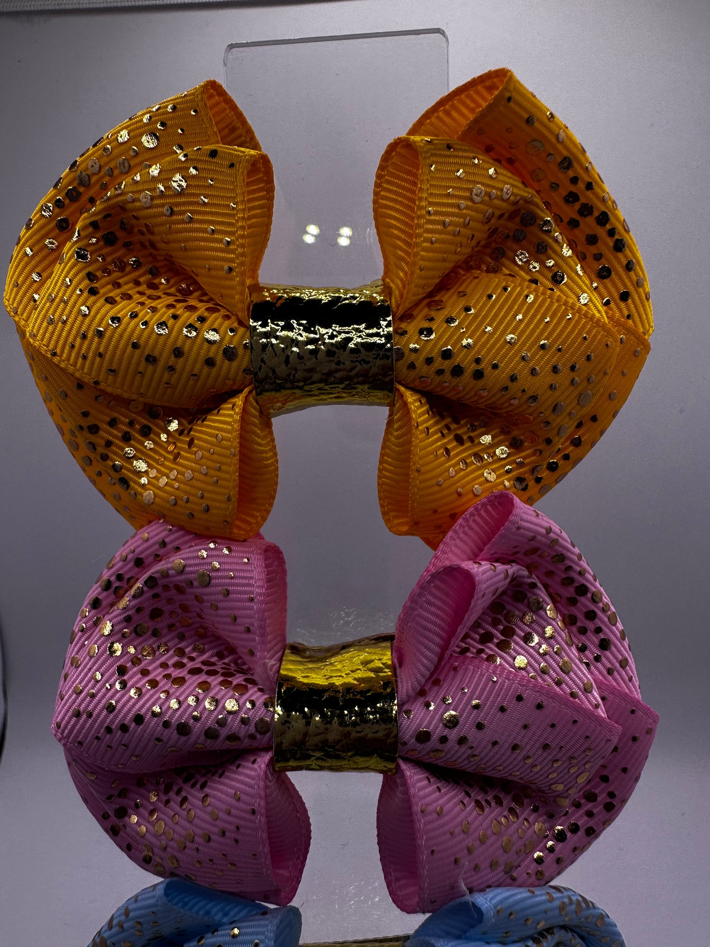 Hologram Ribbon Bow set