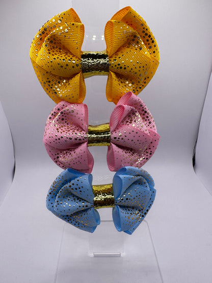 Hologram Ribbon Bow set