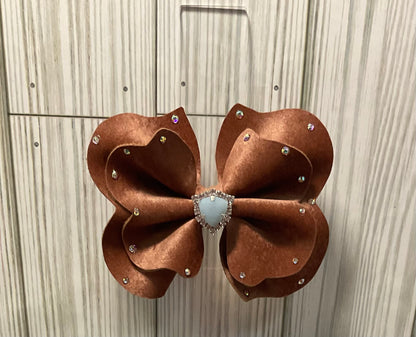 Velvet Hair Clip Bow