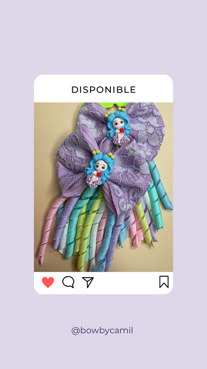 Purple Hair Clips Peers