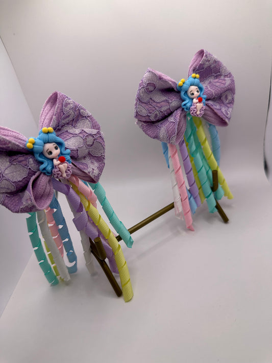 Purple Hair Clips Peers