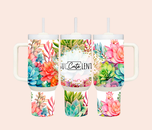 Colors Flowers 40 oz. Tumblers