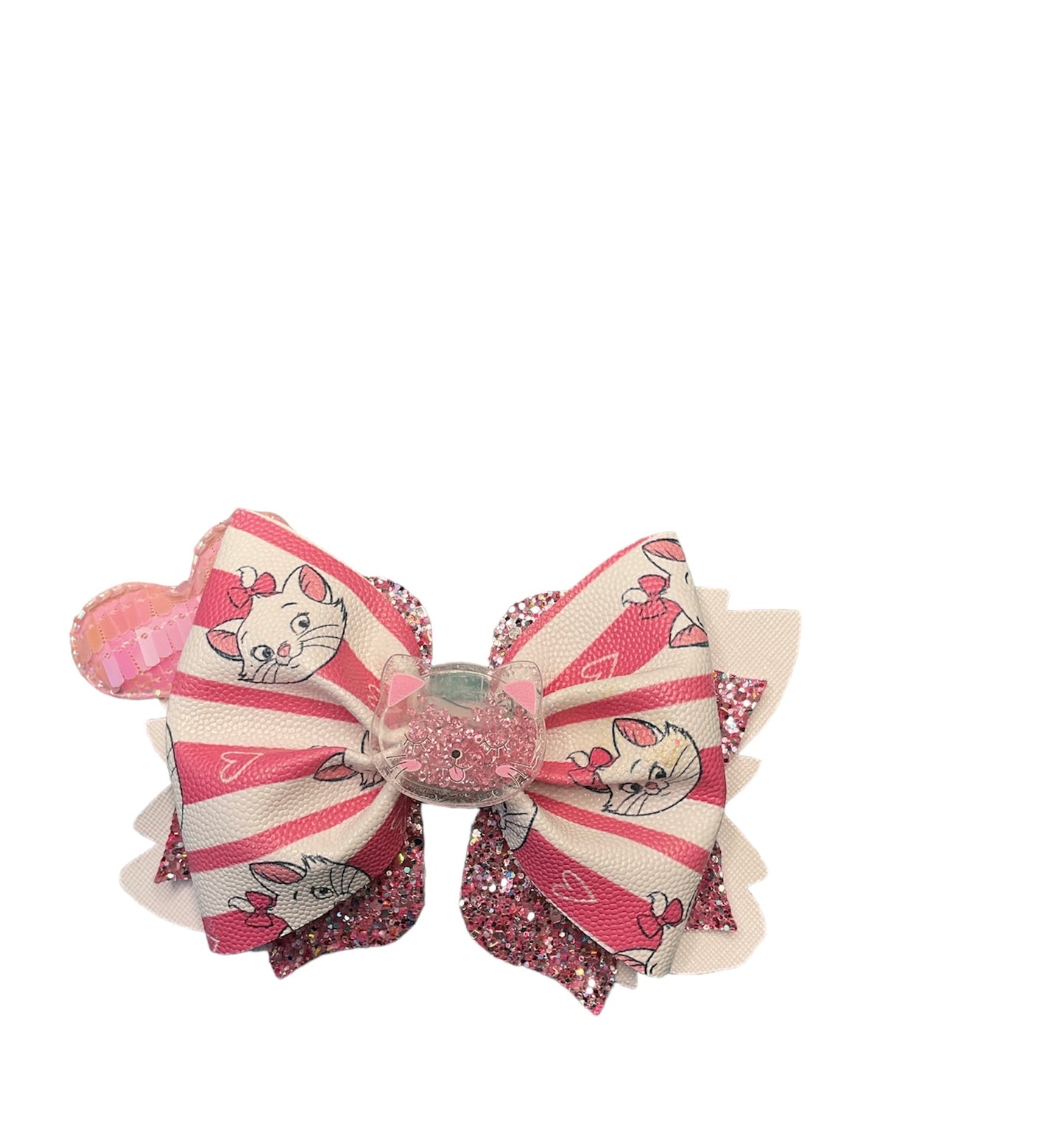 Pink Hair Clip Bow