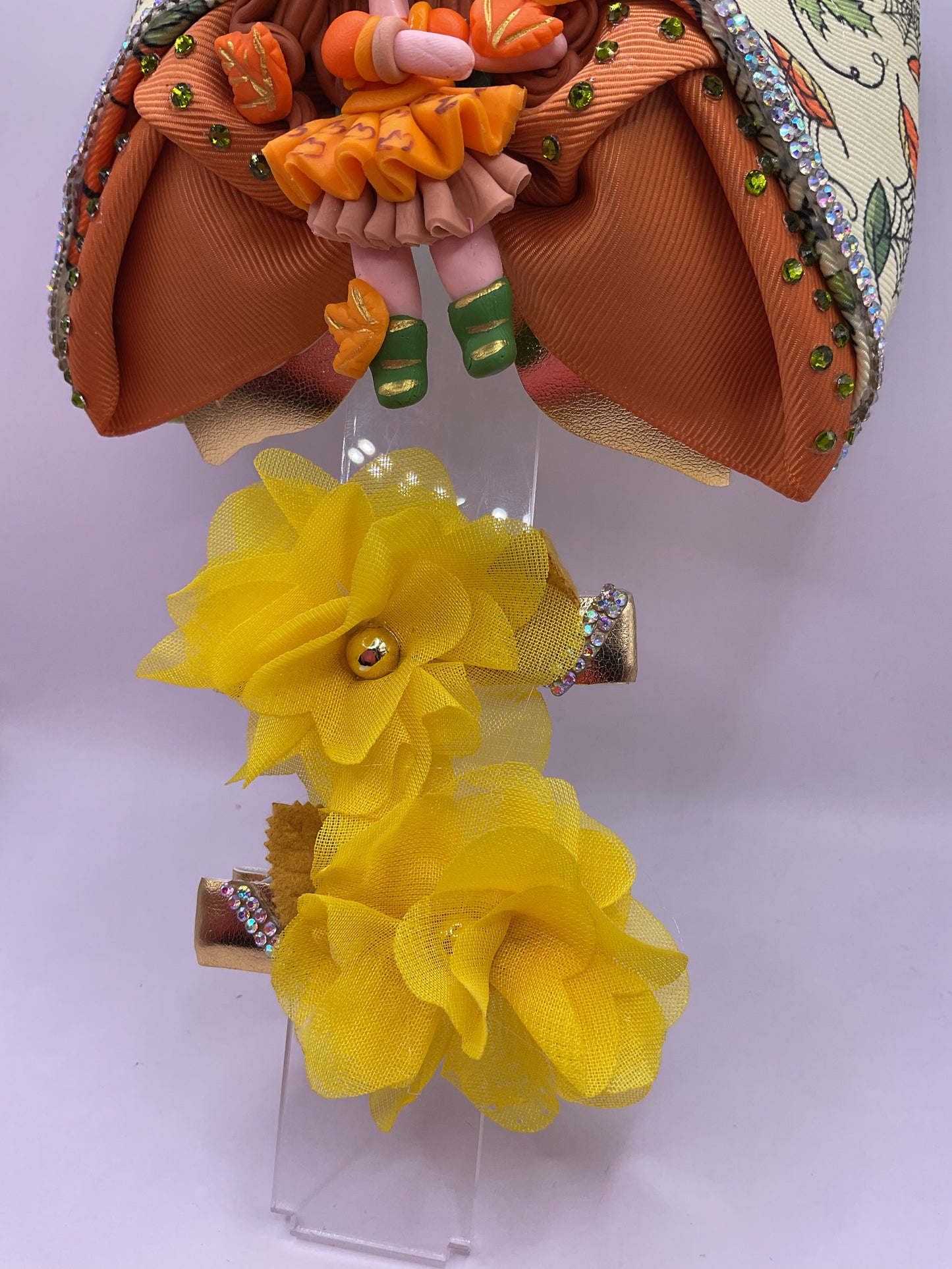 Fall Hair Bow Set